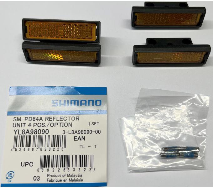 Immagine prodotto Shimano SM-PD64A Set di riflettori