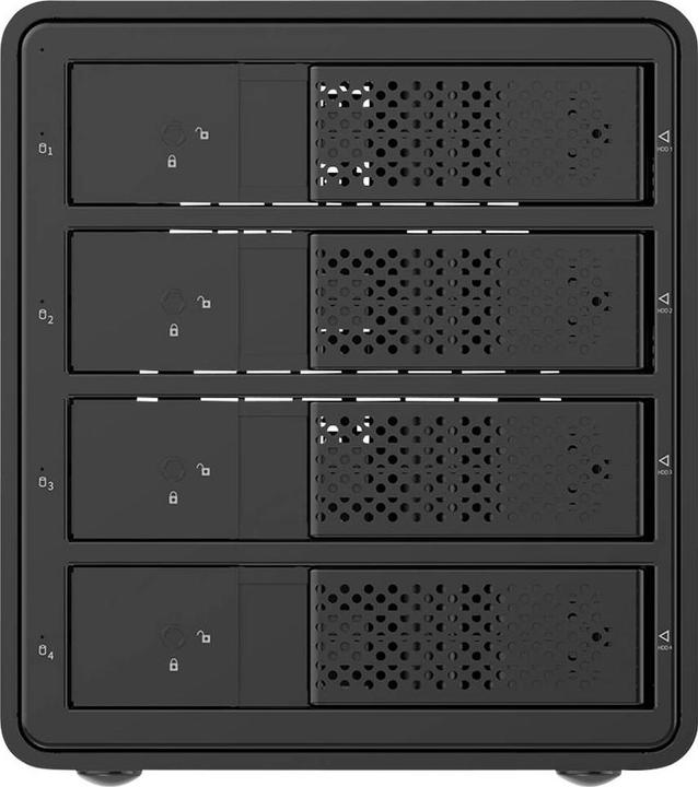 Produktbild Renkforce RF-6647598 8.9 cm (3.5 Zoll) Festplattengehäuse 4 Bay 3.5 Zoll USB-A ( (3.5")