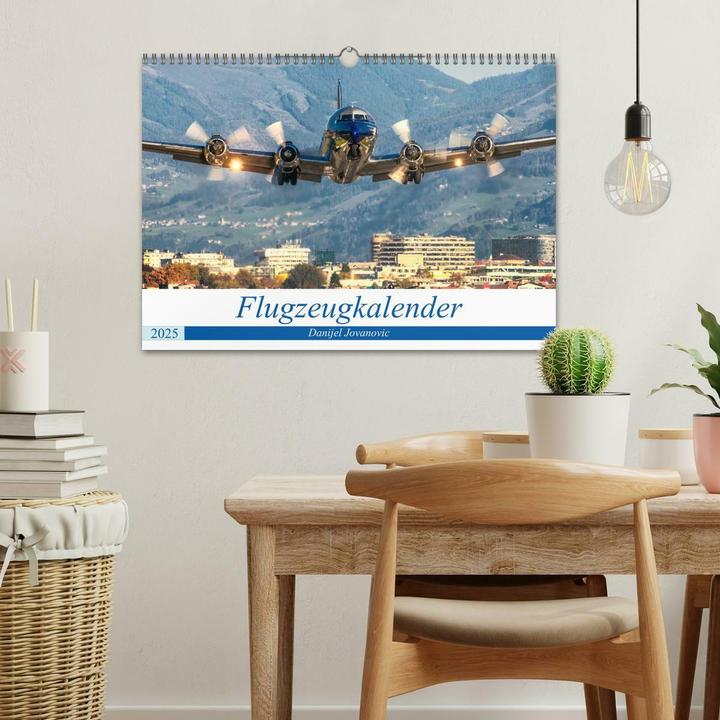 Produktbild :Flugzeugkalender (Wandkalender (A3, Deutsch)