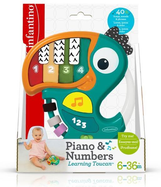Image du produit Infantino Piano-toucan pédagogique