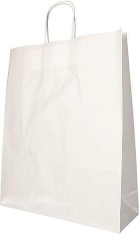 Produktbild Papstar Papier-Tragetasche, 400 x 320 x 120 mm, weiá (Geschenktüte, 25 x)
