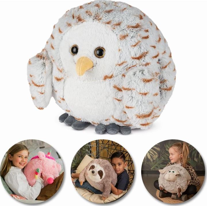 Actual product image Cozy Noxxiez Hand warmer snowy owl (35 cm)