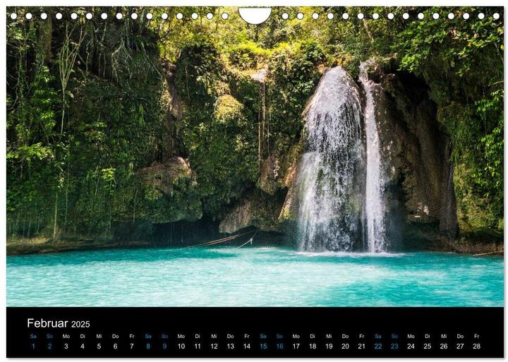 Actual product image Philippinen Foto Wandkalender 2025 (Wandkalender 2025 DIN A4 quer), Monatskalender (A4)