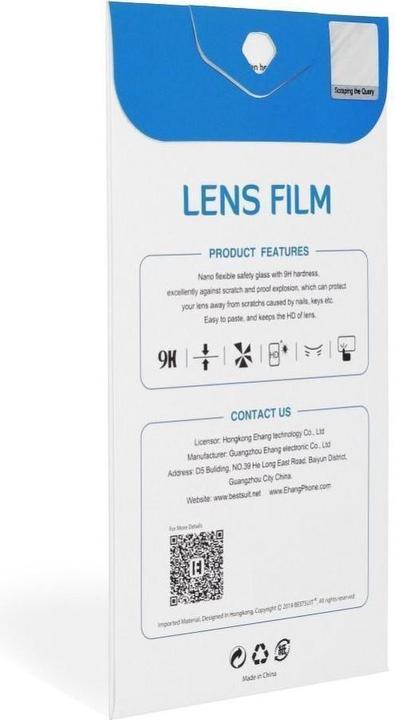 Immagine prodotto Bestsuit Screen protection Flexible Hybrid Glass for Apple iPhone 16/16 Plus camera lenses (1 Pezzo/i, Apple iPhone 16)