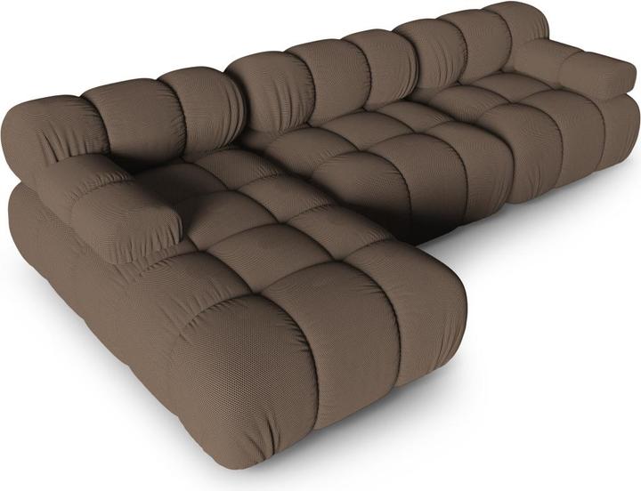 Image du produit Micadoni Canapé D'Angle Gauche Modulaire, "Bellis", 4 Places, 282x155x70Fabriqué en Europe (Canapé d'angle)