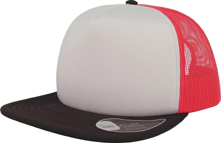 Atlantis TruckerCap Snap 90s flaches Visier 5 Paneele (One Size)