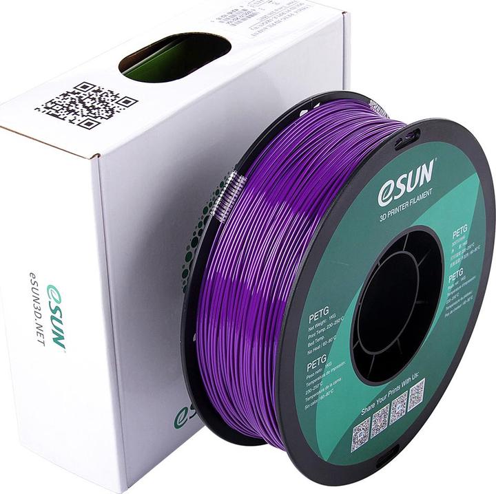 Produktbild eSUN PETG Filament (PETG, 1.75 mm, 1000 g, Violett)