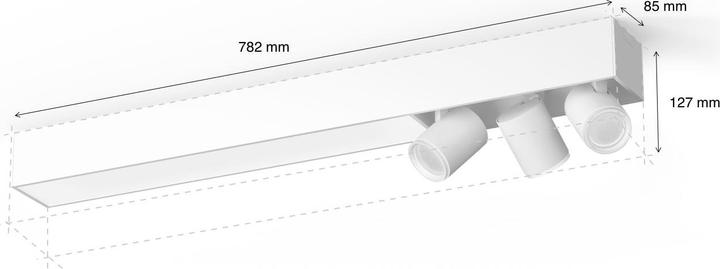 Image du produit Philips Hue Centris Base BT (3650 lm, GU10)