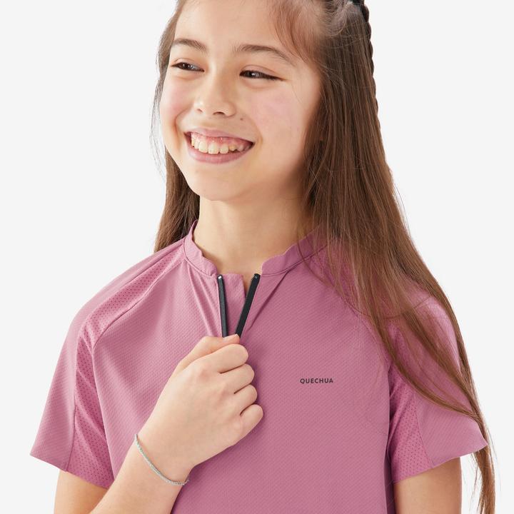 Image du produit Quechua T-shirt de randonnée enfant 7-15 ans, MH900 rose (8, 9, 10)