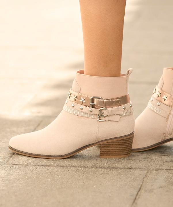 Actual product image Joe Browns Star Studded Buckle Detail Ankle Boots (39)