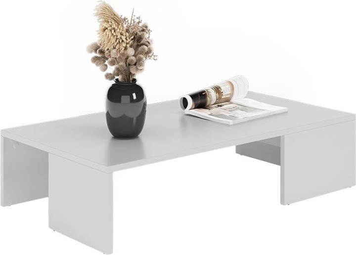 Image du produit Vichy Couchtisch Hardi, Weiss, 90 x 21.4 cm