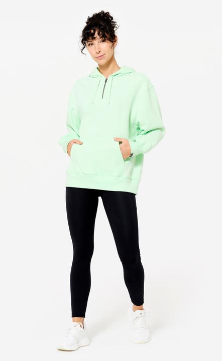 Actual product image Domyos Hoodie Damen Oversize - 520 hellgrün (XXL)