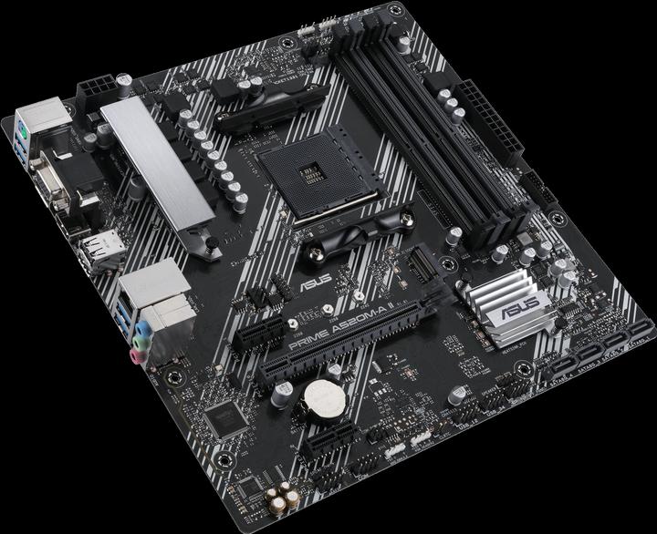 Actual product image ASUS PRIME A520M-A II/CSM (AM4, AMD A520, mATX)