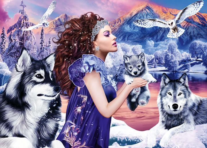 Actual product image Bluebird Wolf Queen (1000 pieces)