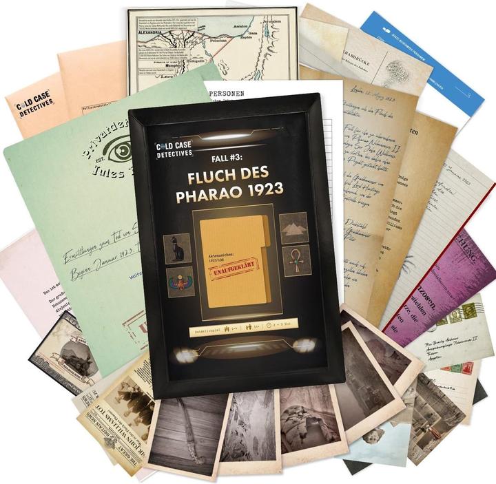 Produktbild X-scape Cold Case Detectives - Fluch des Pharao 1923 - Krimispiel (Deutsch)