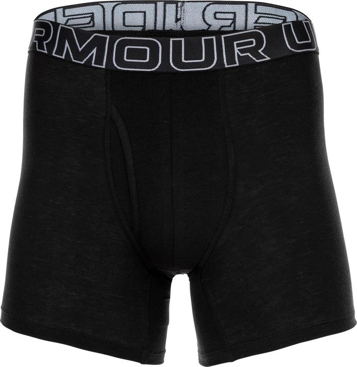 Actual product image Under Armour Boxer shorts Sporty Figure-hugging UA PERFORMANCE COTTON - SOLID 6 IN 3PK (XXL, pack of 3)