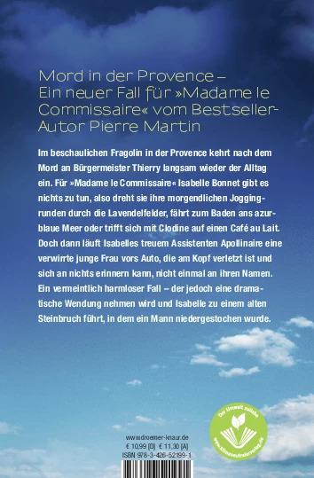 Actual product image Madame le Commissaire und die Frau ohne Gedächtnis (German, Pierre Martin, 2020)