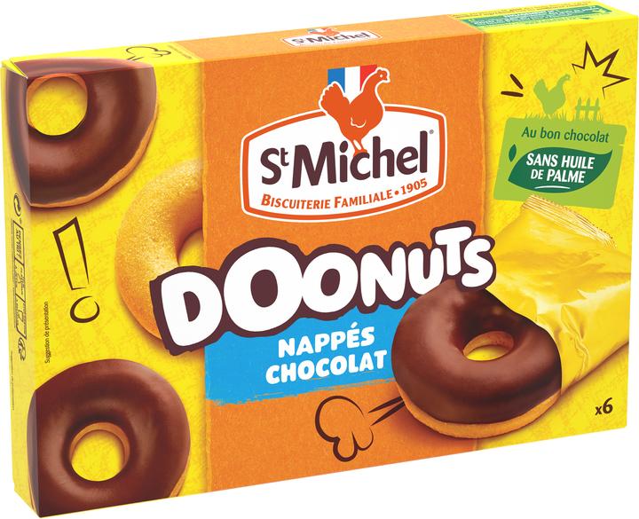 Image du produit St.Michel Doonuts couronnés de chocolat 180 g (1 pcs, 180 g)