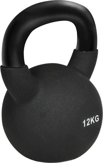 Actual product image Swisshandel24 12 KG Kettlebell Cast iron kettlebell with neoprene coating Floor-friendly kettlebell Weight (1 x 12 kg)