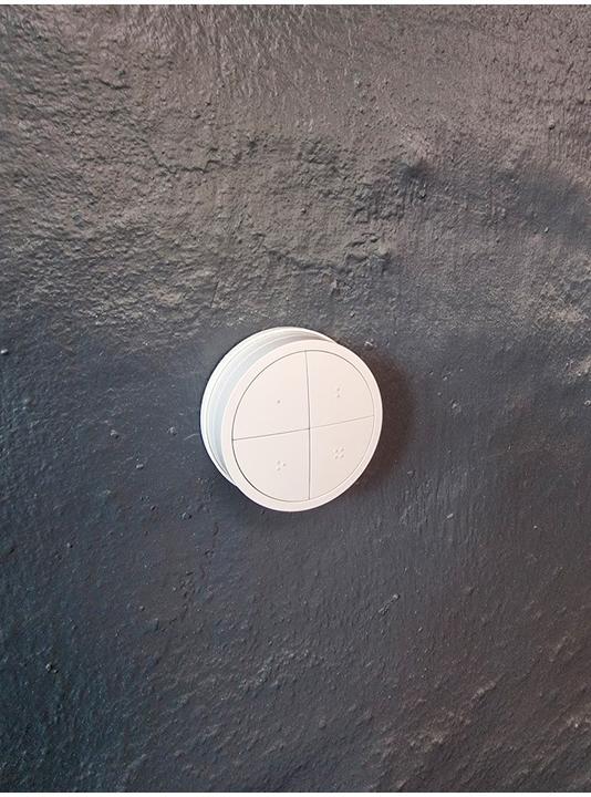 Actual product image Light Solutions Round bracket for Hue Tap Dial Switch