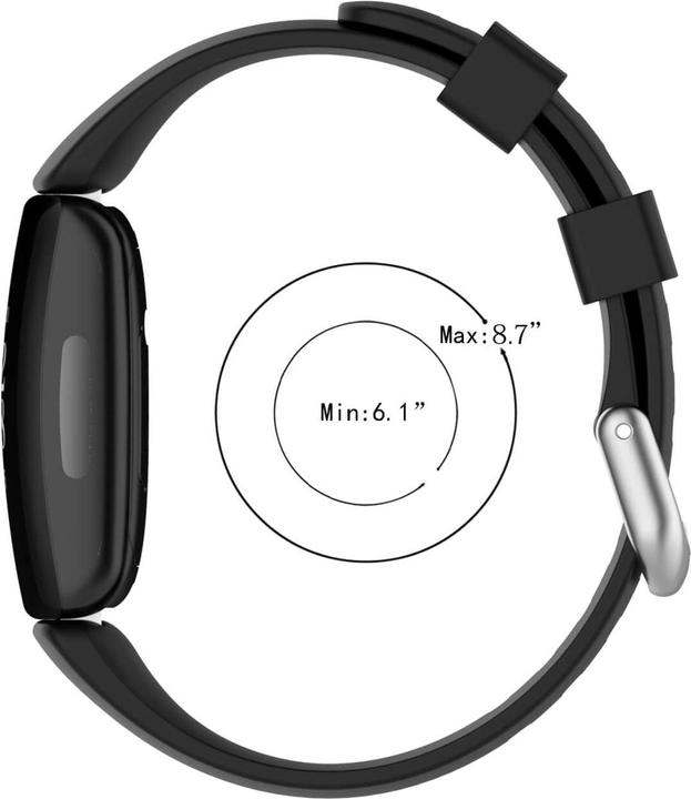 Image du produit Cover-Discount Fitbit Inspire 2 - Bracelet de remplacement en silicone noir (Silicone)