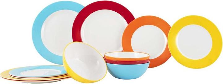 Produktbild Frankana Geschirrset Colour Line12-teilig, bunt