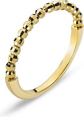 Actual product image Natsumi Schmuck Ring yellow gold 18K/750 ball cut (57, 750/18 K Gold)