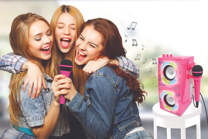 Immagine prodotto Lexibook Altoparlante Bluetooth portatile di Barbie con microfono ed effetti luminosi