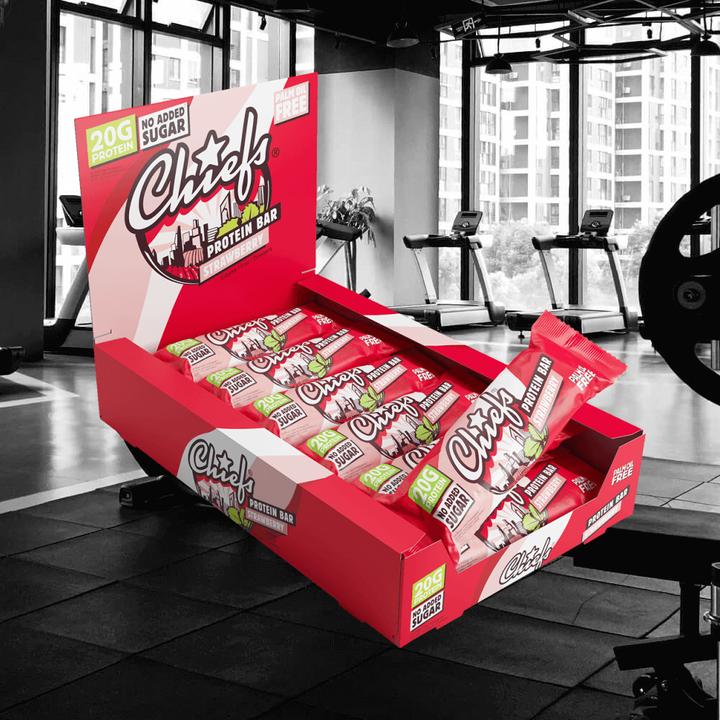 Produktbild Chiefs Protein Bar (Erdbeere, 12 Stk., 660 g)