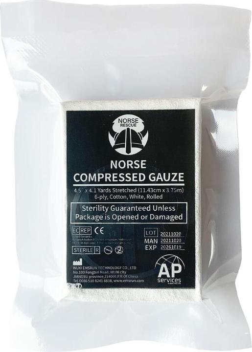 Interstil Compressed Gauze, gerollt