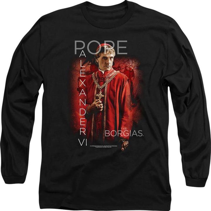 Actual product image The Borgias Unisex Adult Pope Alexander VI T-Shirt (S)