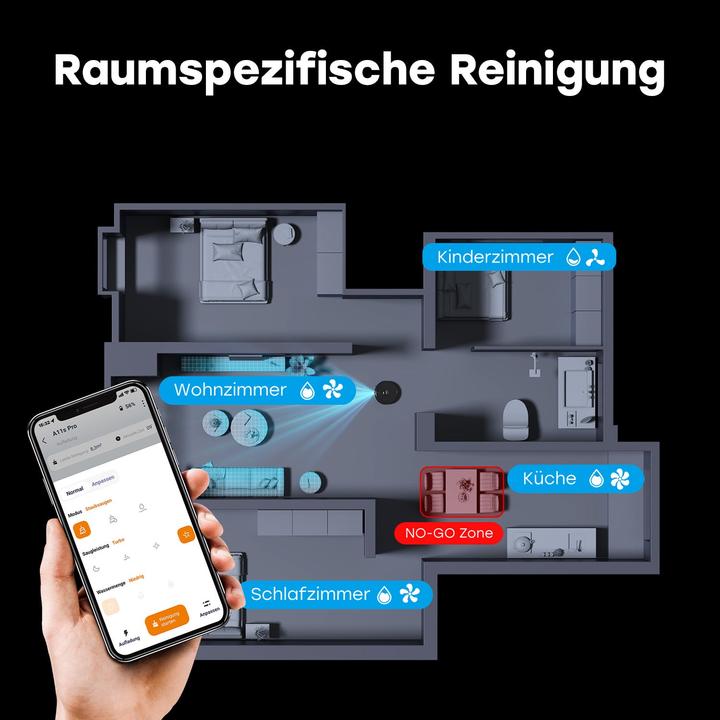 Produktbild Zaco A11s Pro (Saugwischroboter)