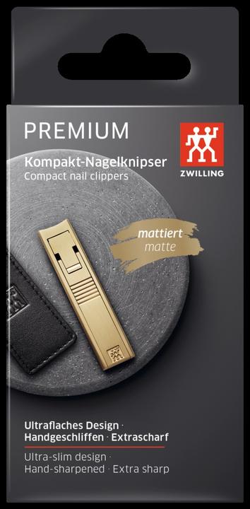 Actual product image Zwilling TWINOX Gold Edition, nail clippers