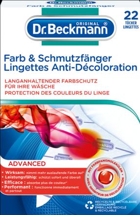 Actual product image Dr. Beckmann Farb- und Schmutzfänger mit Mikrofaser + Farbfang-Moleküle (22 Washing cycles, Sheets)