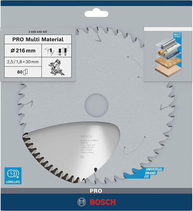 Productafbeelding Bosch Professional Zubehör Multi materiaal