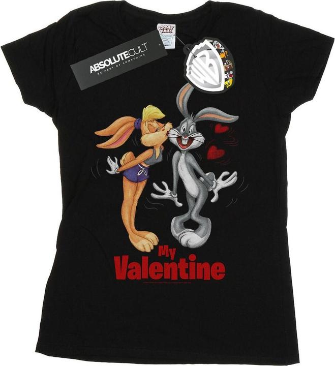 Produktbild Looney Tunes Bugs Bunny And Lola Valentine's Day TShirt (XXL)
