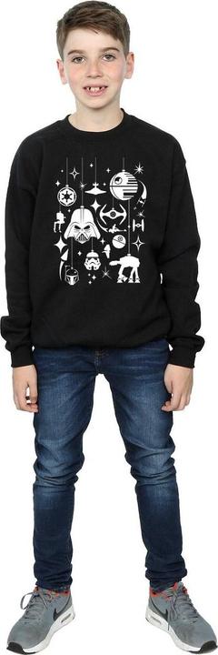 Actual product image Star Wars Boys Christmas Decorations Sweatshirt (116)