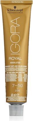 Produktbild Schwarzkopf Professional Igora Royal - 7-50 Mittelblond Gold Natur (Blond, Gold)
