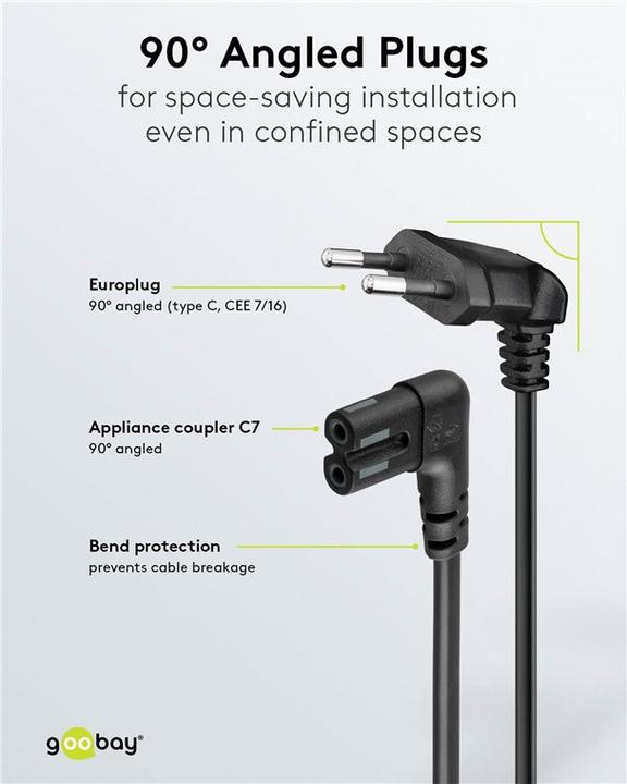 Image du produit Goobay CEE 7/16 – C7 (5 m)