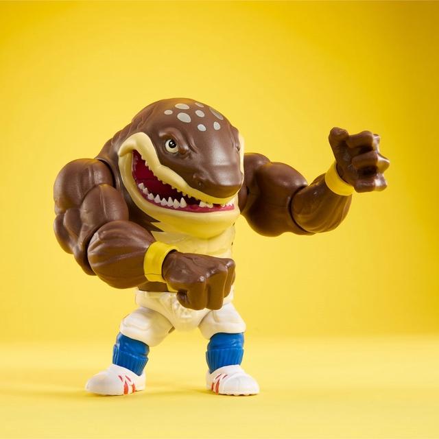 Produktbild Mattel Street Sharks Big Slammu Action Figure Toy, 90s TV Half-Man Half-Shark Hero, 6-Inch Articulat