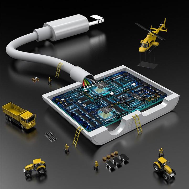 Image du produit Joyroom Convertisseur audio Apple 3.5mm et port Lightning (Lightning, Jack 3.5mm)