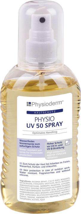 Produktbild PGP Hautschutzspray PHYSIO UV 50 SPRAY 200 m 200 ml (Sonnenspray, SPF 50, 200 ml)