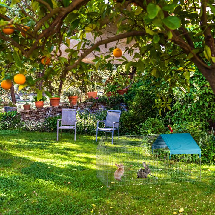 Produktbild Relaxdays Freilaufgehege Kaninchen