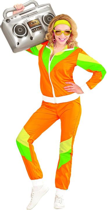 Image du produit Widmann années 80 - Tenue de sport neon (XXL)