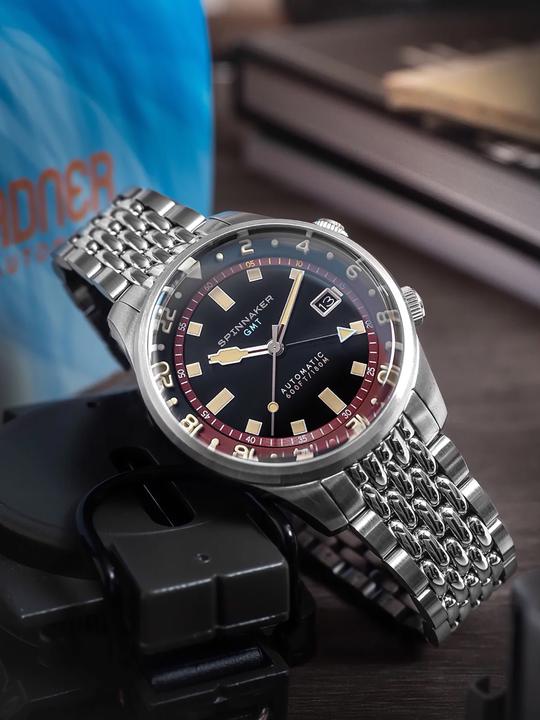 Actual product image Spinnaker SP-5121-11 Bradner GMT (Diving watch)