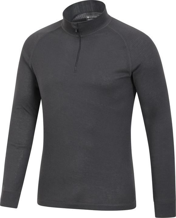 Actual product image Mountain Warehouse Mens Talus Zip Neck Long-Sleeved Thermal Top (XXL)