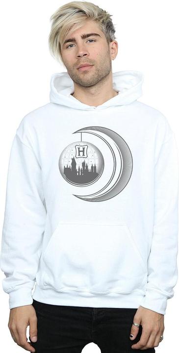 Actual product image Mens Hogwarts Moon Hoodie (S)