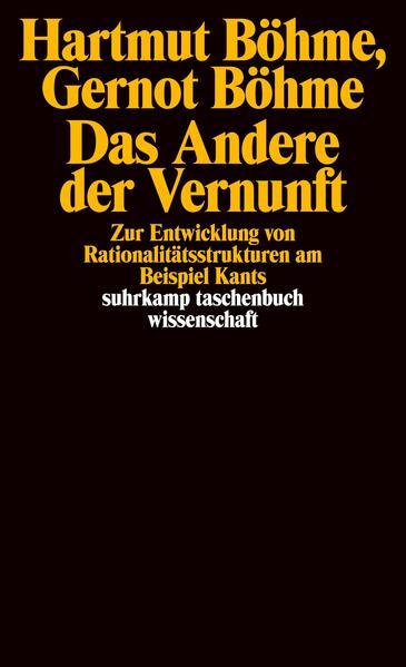 Actual product image Das Andere der Vernunft (German, Gernot Boehme, 1985)
