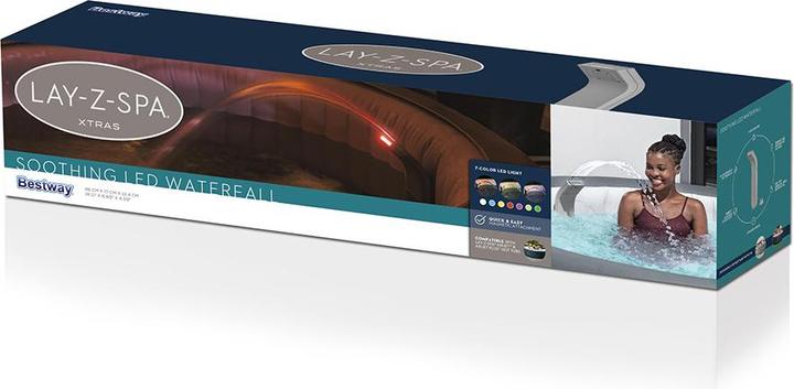 Actual product image Bestway LAY-Z-SPA Xtras LED-Wasserfall