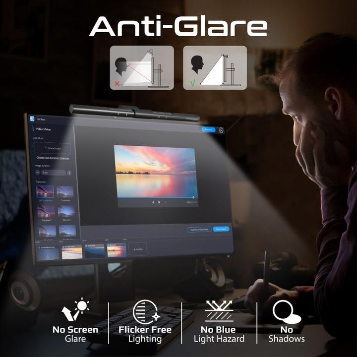 Produktbild ProMate Horizon-40 Monitor LED Leuchte